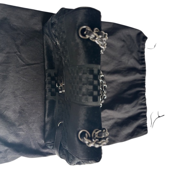 NEW CHANEL | Chain Shoulder Bag CocoMark Velvet Black - Picture 9 of 15